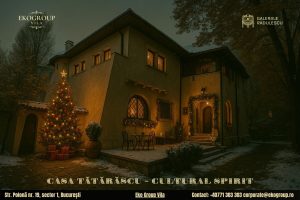 Poveste de Crăciun în spiritul anilor ’30: o atmosferă unică la fosta Casă Tătărăscu transformată în Eko Group Vila